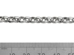 Sterling Silver 5.0mm Oval Belcher Chain Loose Unhallmarked 100% Recycled Silver