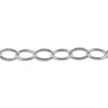 Sterling Silver 6.0mm Oval Navette Trace Chain Loose Unhallmarked 100% Recycled Silver