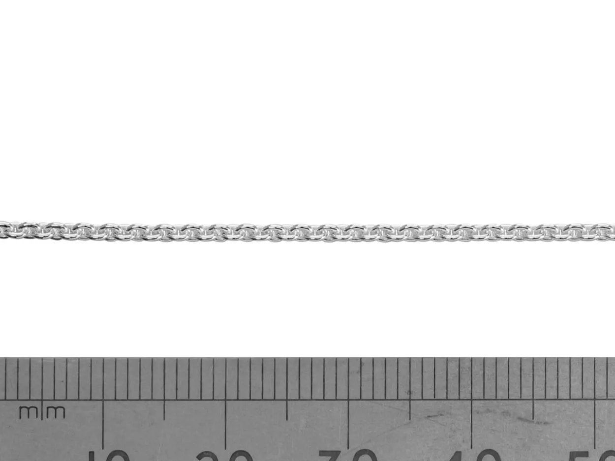 Sterling Silver 1.8mm Oval Tight Trace Chain Loose Unhallmarked 100% Recycled Silver