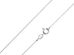 Sterling Silver 1.3mm Oval Trace Chain 18"/45cm Unhallmarked 100% Recycled Silver