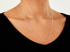 Sterling Silver 1.7mm Oval Trace Chain 20