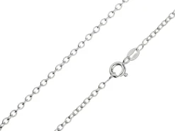 Sterling Silver 2.3mm Oval Trace Chain 20"/50cm Unhallmarked 100% Recycled Silver
