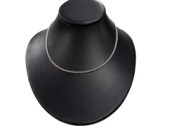 Sterling Silver 3.0mm Oval Trace Chain 18