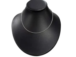 Sterling Silver 1.9mm Oval Trace Chain 18