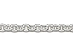 Sterling Silver 3.0mm Oval Trace Chain 20
