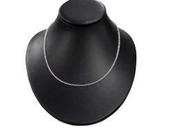 Sterling Silver 3.0mm Oval Trace Chain 20