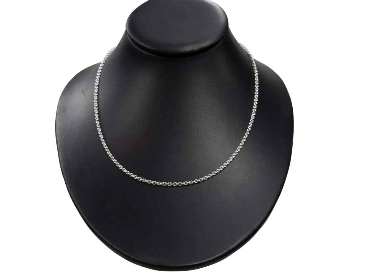 Sterling Silver 3.0mm Oval Trace Chain 20"/50cm Hallmarked, 100% Recycled Silver