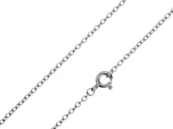 Sterling Silver 1.9mm Oval Trace Chain 24"/60cm Unhallmarked 100% Recycled Silver