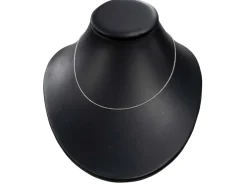 Sterling Silver 1.2mm Oval Trace Chain 18