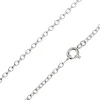 Sterling Silver 2.3mm Oval Trace Chain 24"/60cm Unhallmarked 100% Recycled Silver