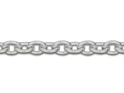Sterling Silver 3.9mm Oval Trace Chain 18