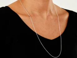 Sterling Silver 1.6mm Oval Trace Chain 26