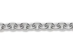 Sterling Silver 4.6mm Oval Trace Chain Loose Unhallmarked 100% Recycled Silver