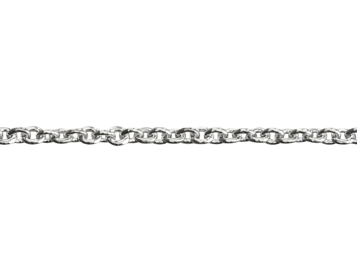 Sterling Silver 0.9mm Oval Trace Chain Loose Unhallmarked 100% Recycled Silver
