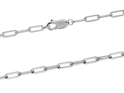 Sterling Silver 3.1mm Paperclip Trace Chain 18"/45cm Unhallmarked 100% Recycled Silver