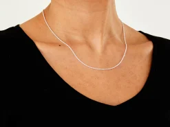 Sterling Silver 1.5mm Prince Of Wales Rope Chain 18