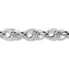Sterling Silver 6.0mm Prince Of Wales Rope Chain Loose Unhallmarked