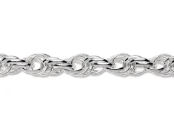 Sterling Silver 6.0mm Prince Of Wales Rope Chain Loose Unhallmarked