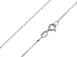 Sterling Silver 1.4mm Round Belcher Chain 18"/45cm Unhallmarked 100% Recycled Silver