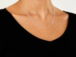 Sterling Silver 1.4mm Round Belcher Chain 18
