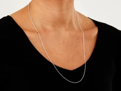 Sterling Silver 1.4mm Round Belcher Chain 26