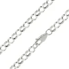 Sterling Silver 5.0mm Round Belcher Chain 18"/45cm Light Hallmarked