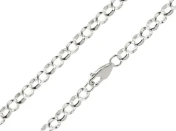 Sterling Silver 5.0mm Round Belcher Chain 18"/45cm Light Hallmarked