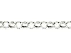 Sterling Silver 5.0mm Round Belcher Chain 18