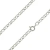 Sterling Silver 3.4mm Round Belcher Chain 16"/40cm Unhallmarked