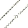 Sterling Silver 4.0mm Round Belcher Chain 18"/45cm Hallmarked