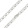 Sterling Silver 5.0mm Round Belcher Chain 16"/40cm Heavy Hallmarked