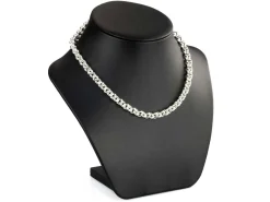 Sterling Silver 7.4mm Round Belcher Chain 18