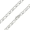 Sterling Silver 5.0mm Round Belcher Chain 16"/40cm Light Hallmarked