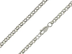 Sterling Silver 4.4mm Round Belcher Chain 18"/45cm Hallmarked