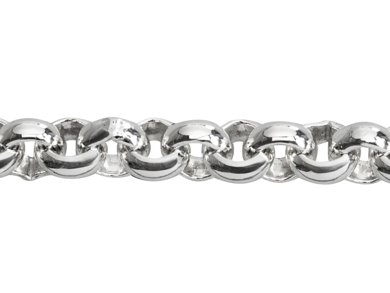 Sterling Silver 4.5mm Round Belcher Chain Loose Unhallmarked 100% Recycled Silver