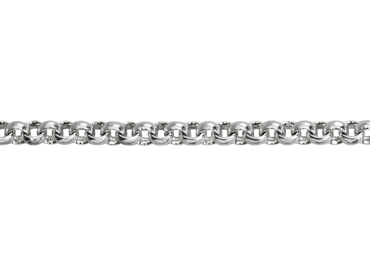 Sterling Silver 3.0mm Round Belcher Chain Loose Unhallmarked 100% Recycled Silver