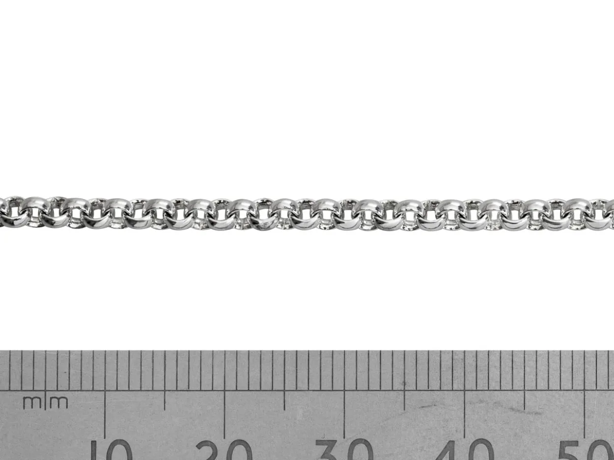 Sterling Silver 3.0mm Round Belcher Chain Loose Unhallmarked 100% Recycled Silver