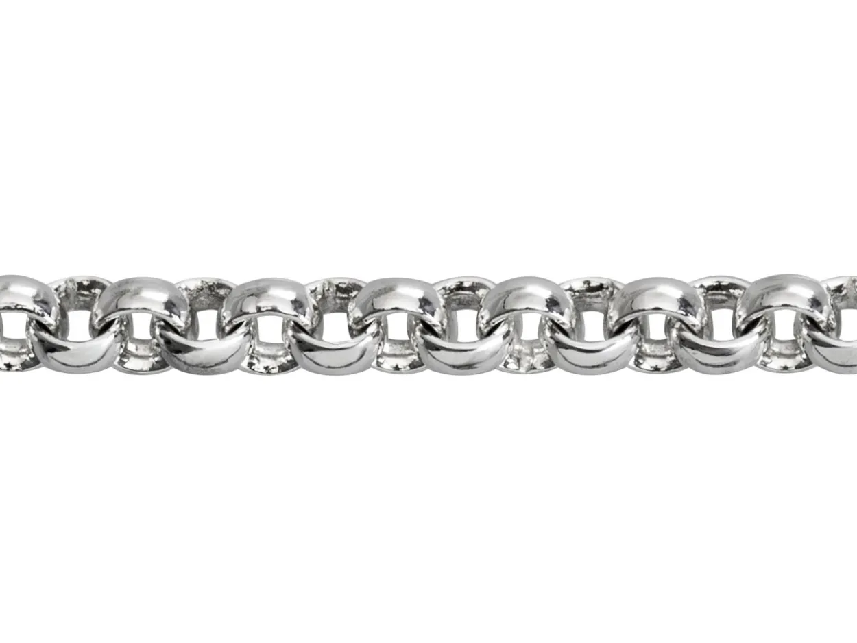 Sterling Silver 3.0mm Round Belcher Chain Loose Unhallmarked 100% Recycled Silver