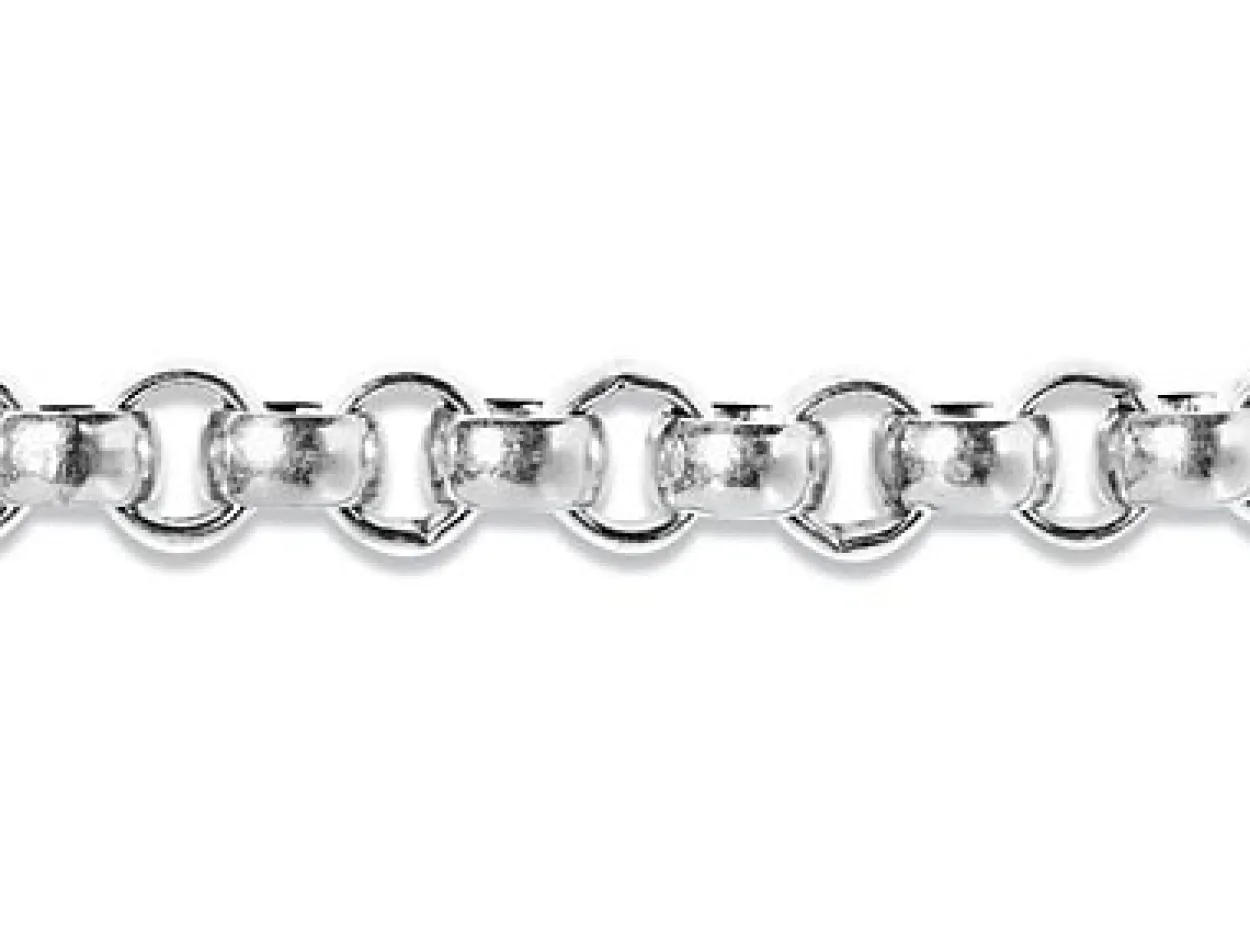 Sterling Silver 6.0mm Round Belcher Chain Loose Unhallmarked 100% Recycled Silver