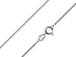 Sterling Silver 1.5mm Round Curb Chain 20"/50cm Unhallmarked 100% Recycled Silver