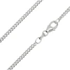 Sterling Silver 2.1mm Round Curb Chain 18"/45cm Unhallmarked