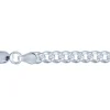 Sterling Silver 4.2mm Round Curb Bracelet 7.5"/19cm Hallmarked, 100% Recycled Silver