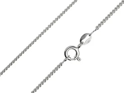 Sterling Silver 1.7mm Round Curb Chain 24"/60cm Unhallmarked 100% Recycled Silver