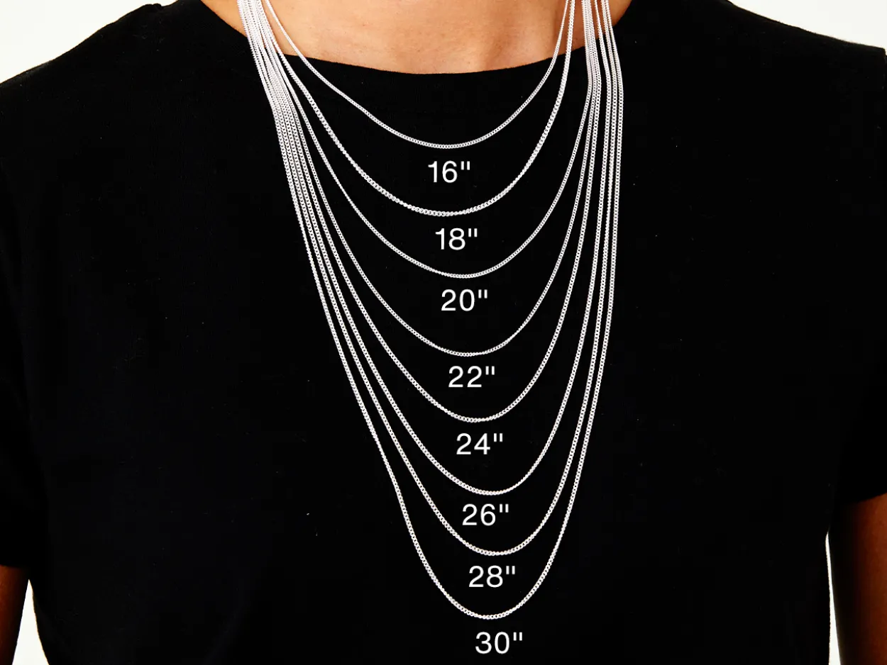 Sterling Silver 1.7mm Round Curb Chain 24"/60cm Unhallmarked 100% Recycled Silver