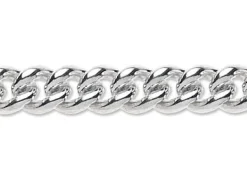 Sterling Silver 9.8mm Round Curb Chain Loose Unhallmarked