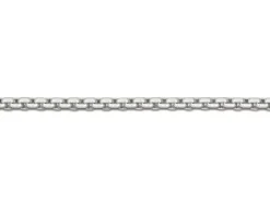 Sterling Silver 1.3mm Rounded Box Chain 18