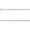 Sterling Silver 1.6mm Rounded Box Chain 16"/40cm Unhallmarked