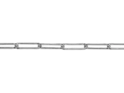 Sterling Silver 3.4mm Rounded Paperclip Trace Chain Loose Unhallmarked 100% Recycled Silver