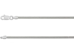 Sterling Silver 1.6mm Round Snake Chain 18"/45cm Unhallmarked 100% Recycled Silver