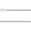 Sterling Silver 1.9mm Round Snake Chain 18"/45cm Unhallmarked 100% Recycled Silver